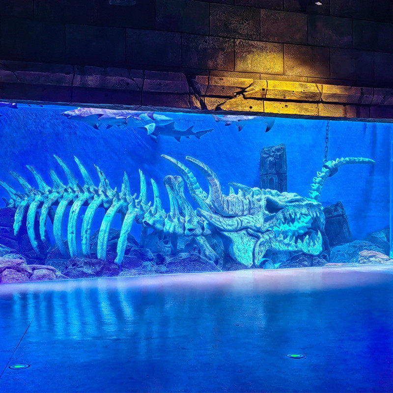 超大型亚克力鱼缸鱼缸有机玻璃承重水族馆大号壁挂式海洋馆大型