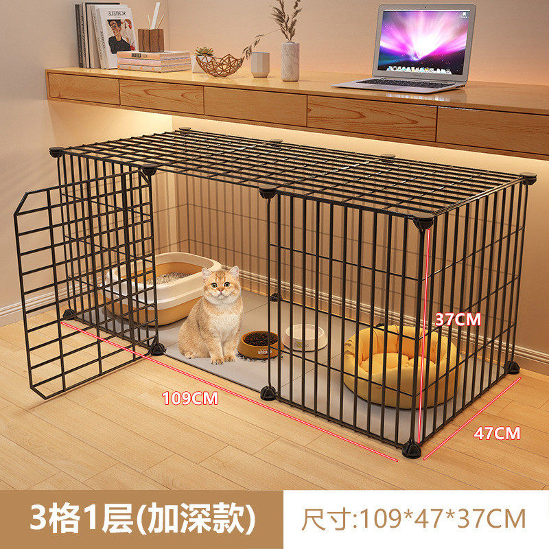 猫笼家用室内幼猫双层别墅猫咪用品带包邮自由空间猫舍不占地厕所