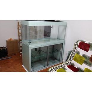 60底滤海水缸超白缸鱼缸鱼水景珊瑚养殖磨边60c2米大型草缸