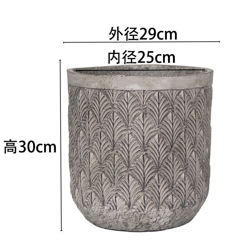 镁泥花盆欧美现代艺术客厅商场复古落地室内外做旧特大型号绿植盆,鲜花速递/花卉仿真/绿植园艺,花盆,淘宝优惠券,粉丝福利购,淘宝优惠卷