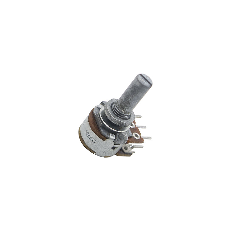 日本ALPS电位器RK16312A双联16型A50K*2发烧功放音响音量轴长20MM