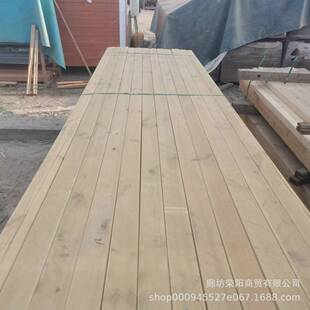 现货樟子松防腐木户外露台栈道批发庭院葡萄架实木板材方料地板