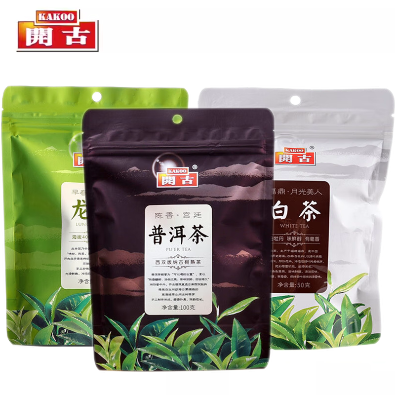 开古早春高山云雾绿茶龙井炒青陈香普洱茶福鼎白牡丹白茶袋装散茶