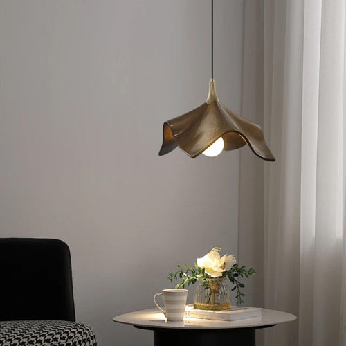 美式简约创意侘寂风民宿床头灯饰设计师卧室书房餐桌茶几小吊灯