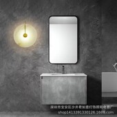 北欧客厅背景墙壁灯现代简约走廊云石壁灯卧室床头书房装 饰壁灯