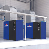 永磁luf系列无油旋齿压缩机富达变频变频一体旋齿空压机