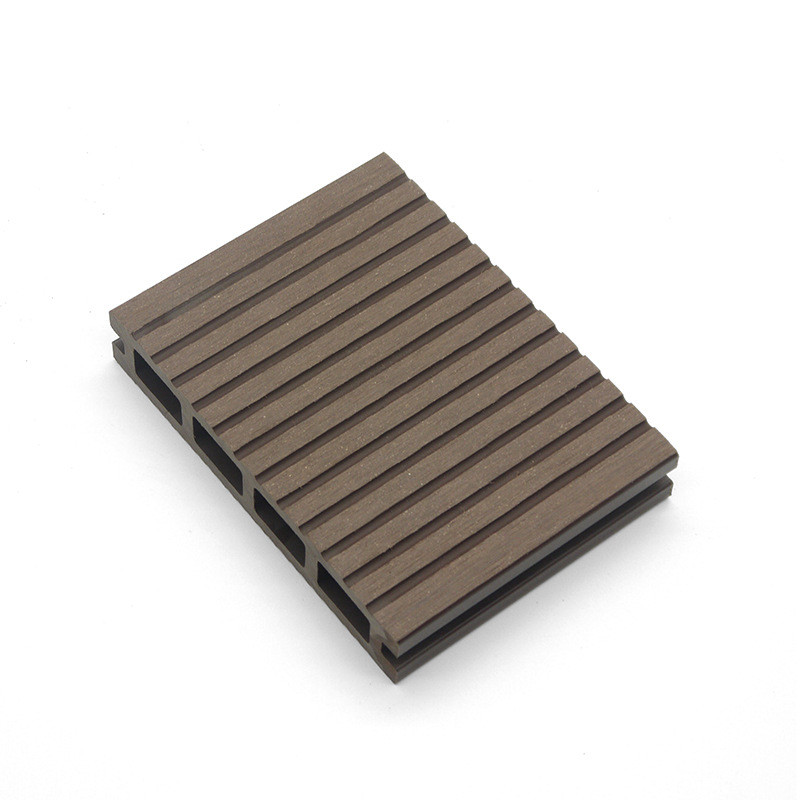 木塑厂家庭院pe方孔木塑地板栈道护栏园林工程公园户外露台地板