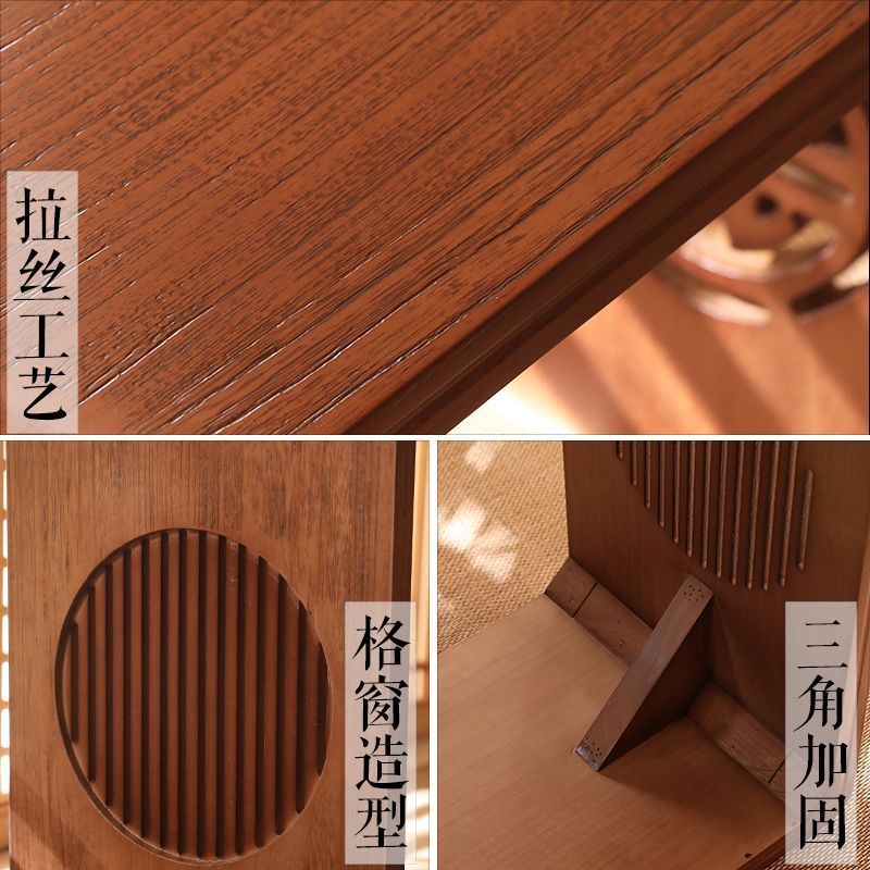 中式古琴桌凳共鸣琴桌椅实木书法桌子国学桌仿古书画茶艺桌围棋桌