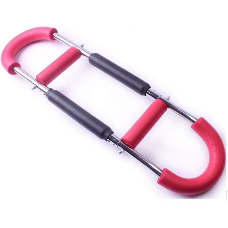 u型手部臂力器可调节弹簧拉力器腕力器二头肌锻炼健身器材三档