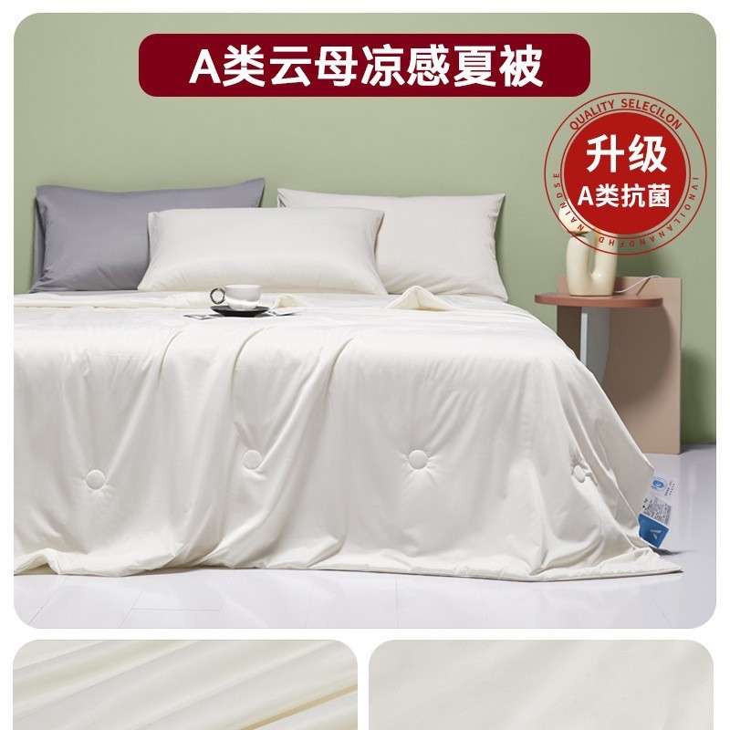 2025可凉感夏凉被冰丝夏被四件套单双人新款机水洗空调被夏季