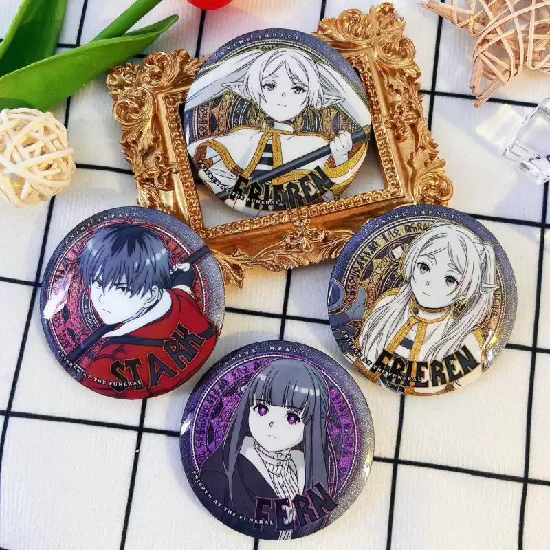 葬送的芙莉莲动漫周边吧唧修塔尔克双闪徽章菲伦二次元马口铁谷子