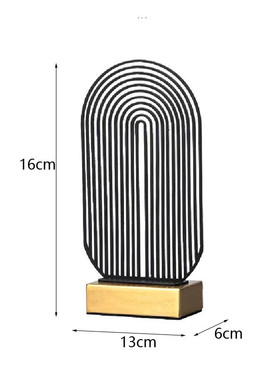 现代轻奢装饰品摆件售楼处艺术品办公室会家居客厅样板间民宿摆设