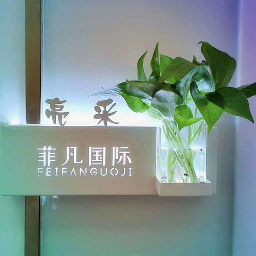 办公室公司亚克力门牌号门牌ins风复古创意酒店民宿led发光奶茶店