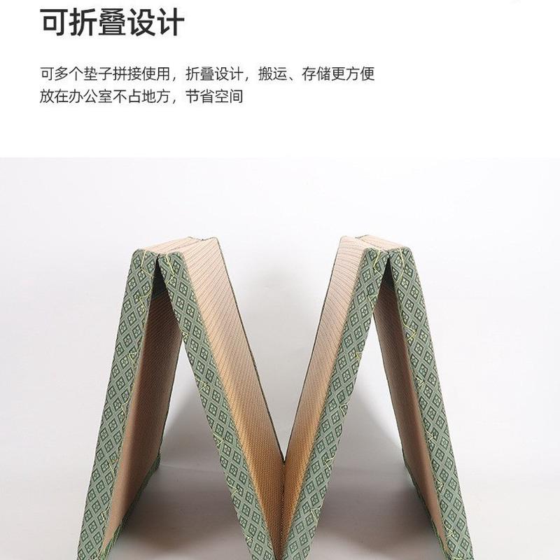 定制多功能日式榻榻米可折叠地垫黄麻椰棕床垫家用飘窗榻榻米凉席