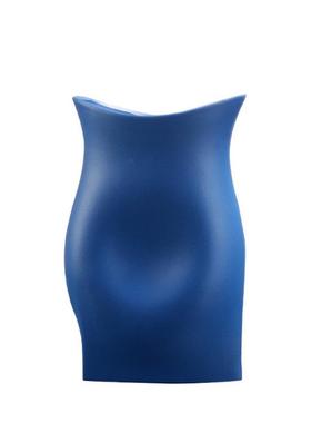 现代简约凹肚花瓶摆件客厅玄关售楼处树脂插花器样板间电视柜软装