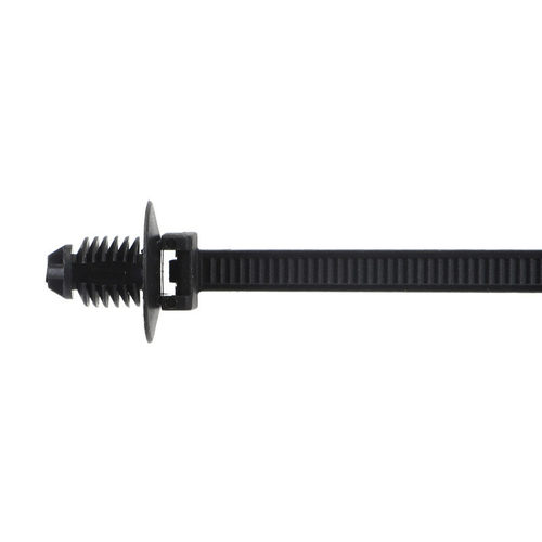 包157-00084螺纹头扎带6*180mm500条/耐寒汽车钣金孔6.0-6.5mm
