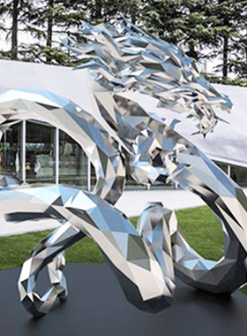 大型雕塑源头工厂园林景观户外商场广场校园鹿不锈钢造型摆件定制