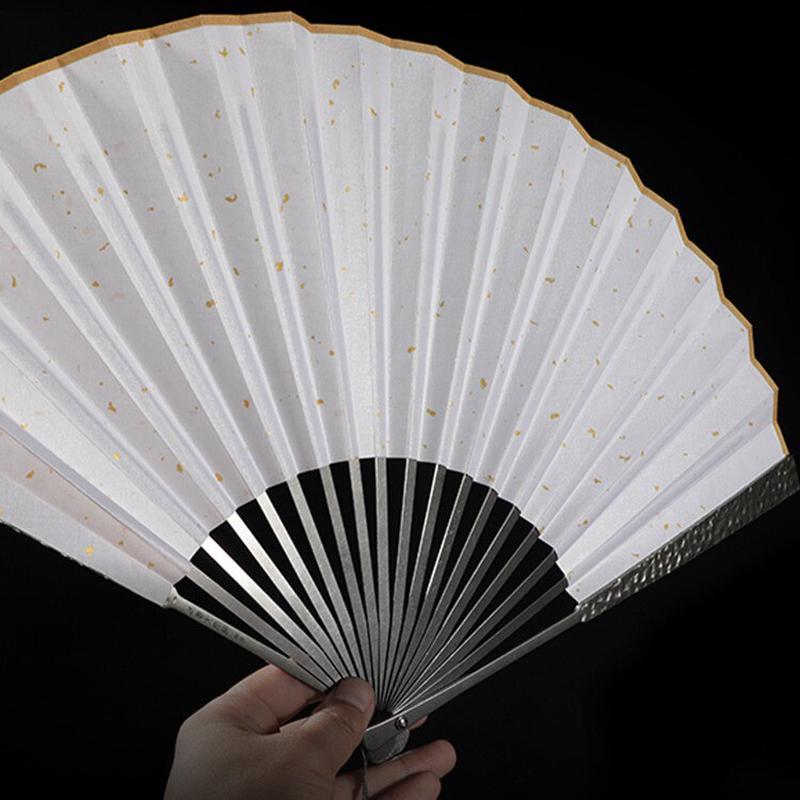 fegve費戈鈦折扇清風(fēng)隕石紋九寸全金屬鈦合金扇子武術(shù)古風(fēng)功夫扇