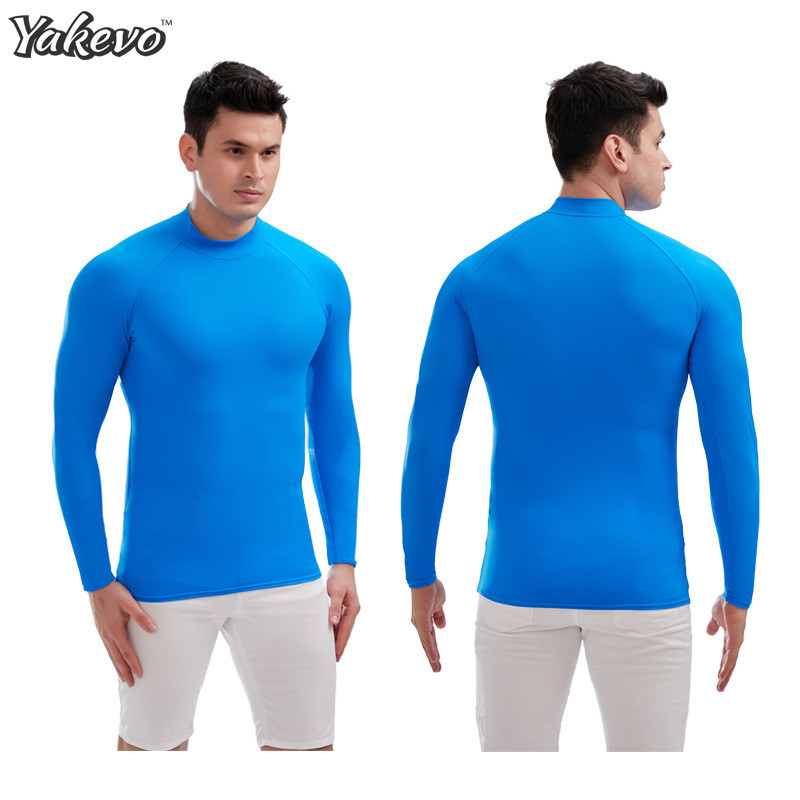 定制新款潜水服男速干冲浪服户外游泳分体长袖防晒浮潜水母衣游泳