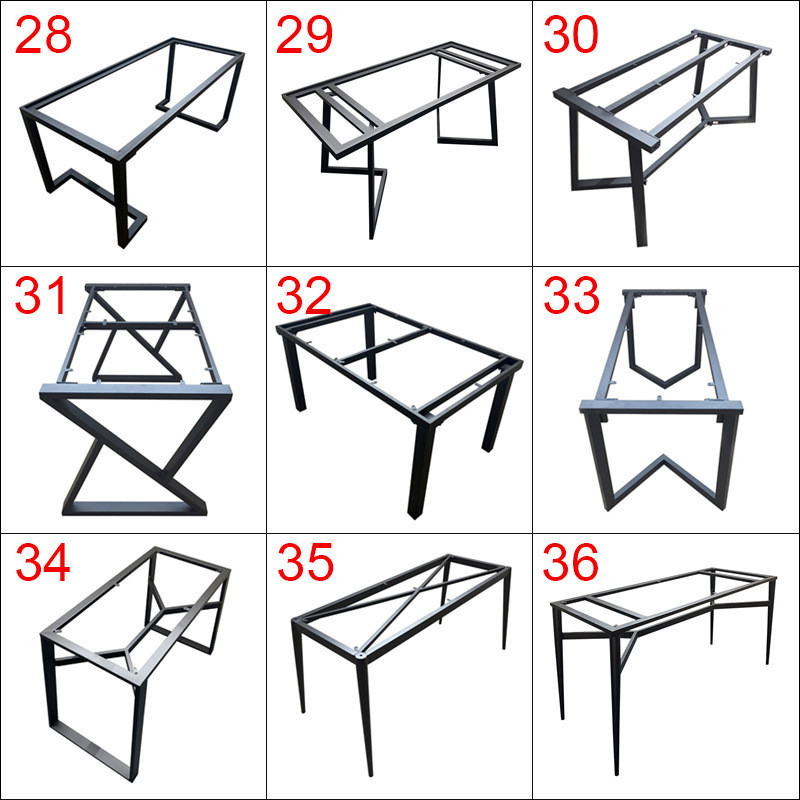 热销晋纳桌架支架铁艺桌腿大板支架岩板桌脚办公桌小茶几大理石餐