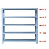 中型货架办公室仓库多层家用加厚重型仓储轻型展示架批发储物