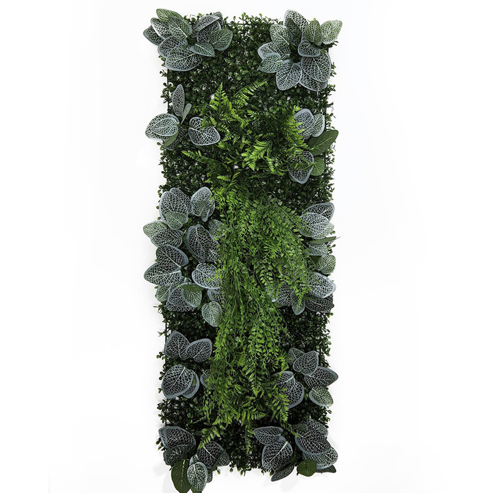 仿真植物墙草坪假的植物墙叶子面板装饰绿色家居装饰diy40*120cm