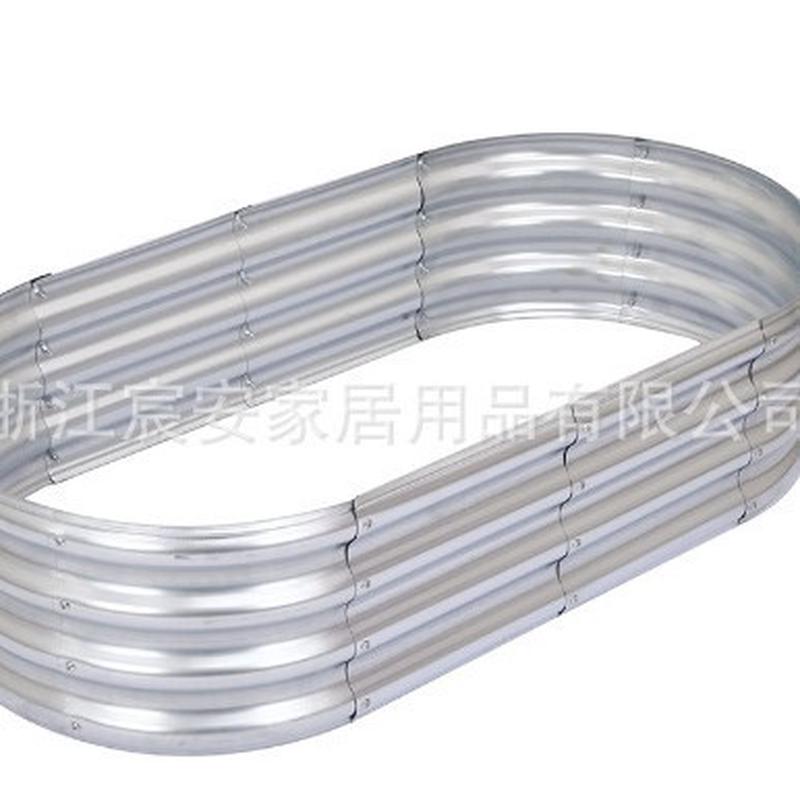 现货花园园艺种植箱金属镀锌板户外床带种菜框培育箱