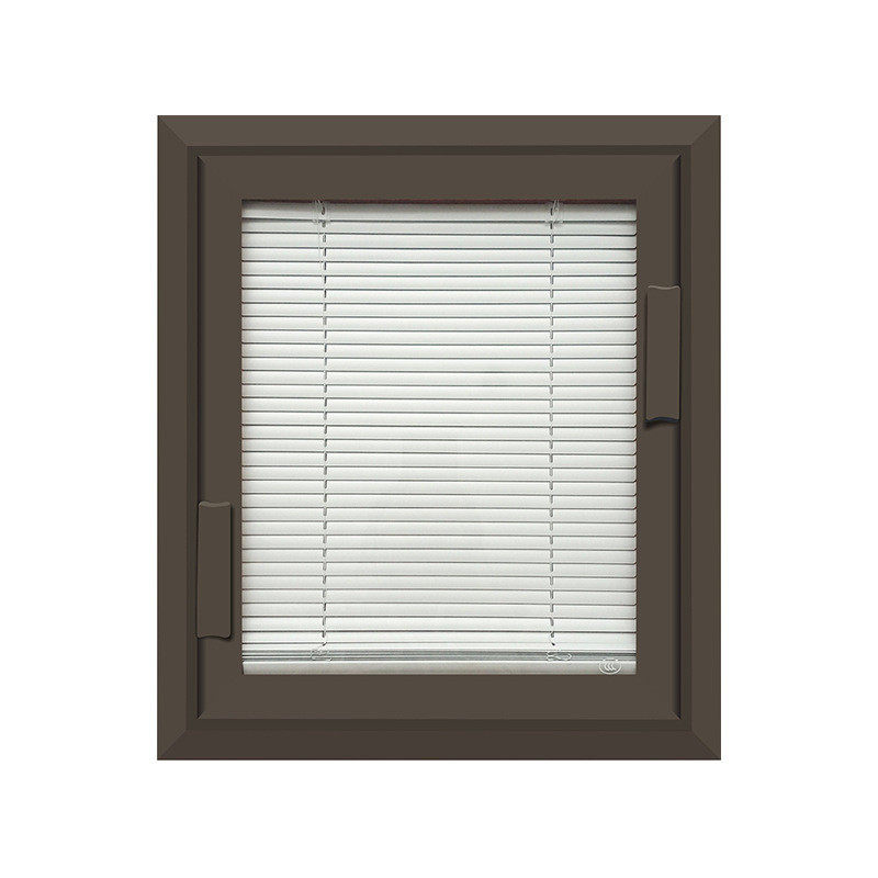 卫生间餐厅内置钢化玻璃内开窗窗帘铝合金中空厨房单玻磁控百叶帘