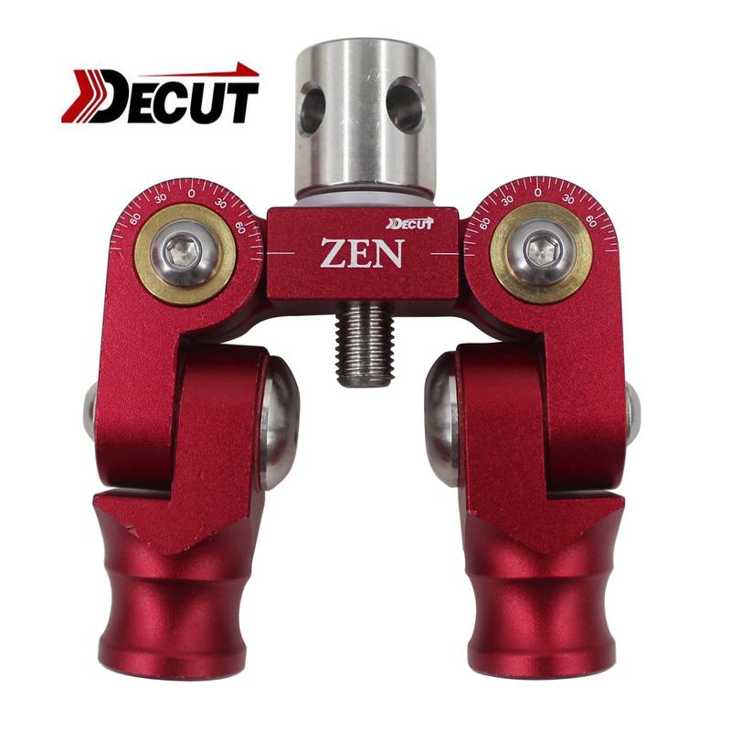 热销v把反曲平衡杆防震杆vba配件v角度可多座旋转调节迪酷特zen反