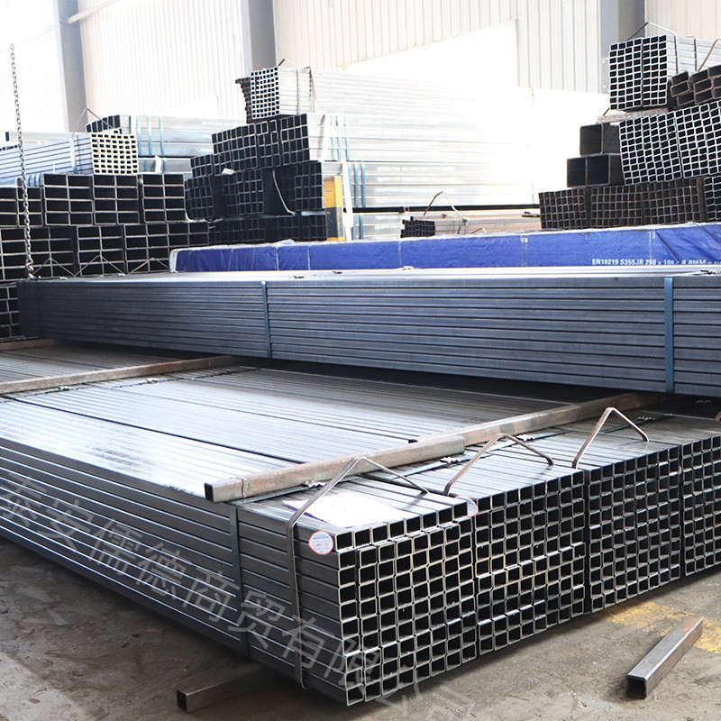 q235b空心镀锌方管50x50矩型方管方钢镀锌方管建筑幕墙焊接方钢
