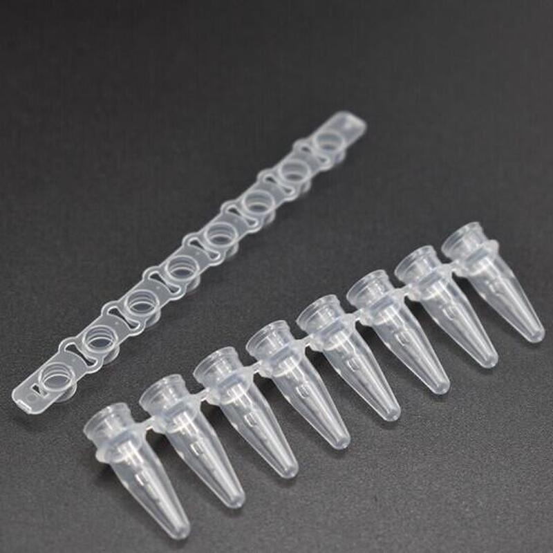 pcr8连管0.2ml八连管/8联盖排管平管200套一包