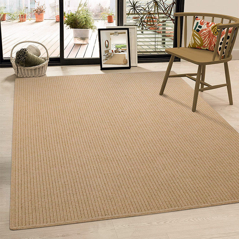 手编天然黄麻地毯客厅流苏款高级风奢华茶几沙发垫边穗子地垫地毯