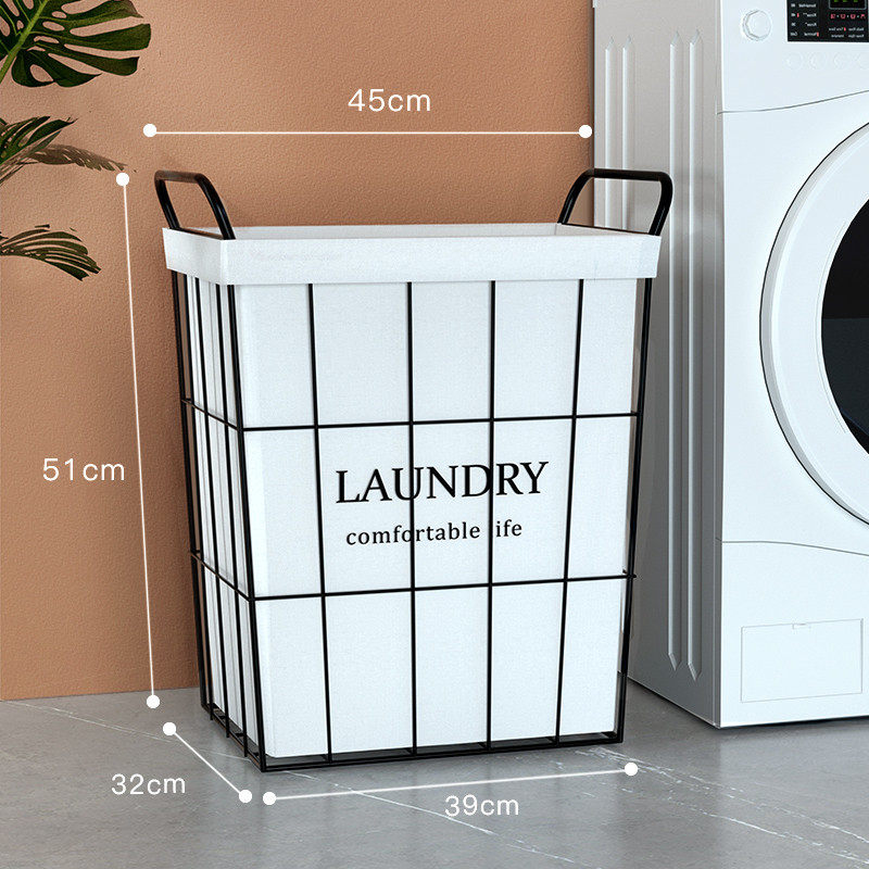 3n脏衣篓收纳筐家用ins风放脏衣服的洗衣篮轻奢大号容量带盖脏衣