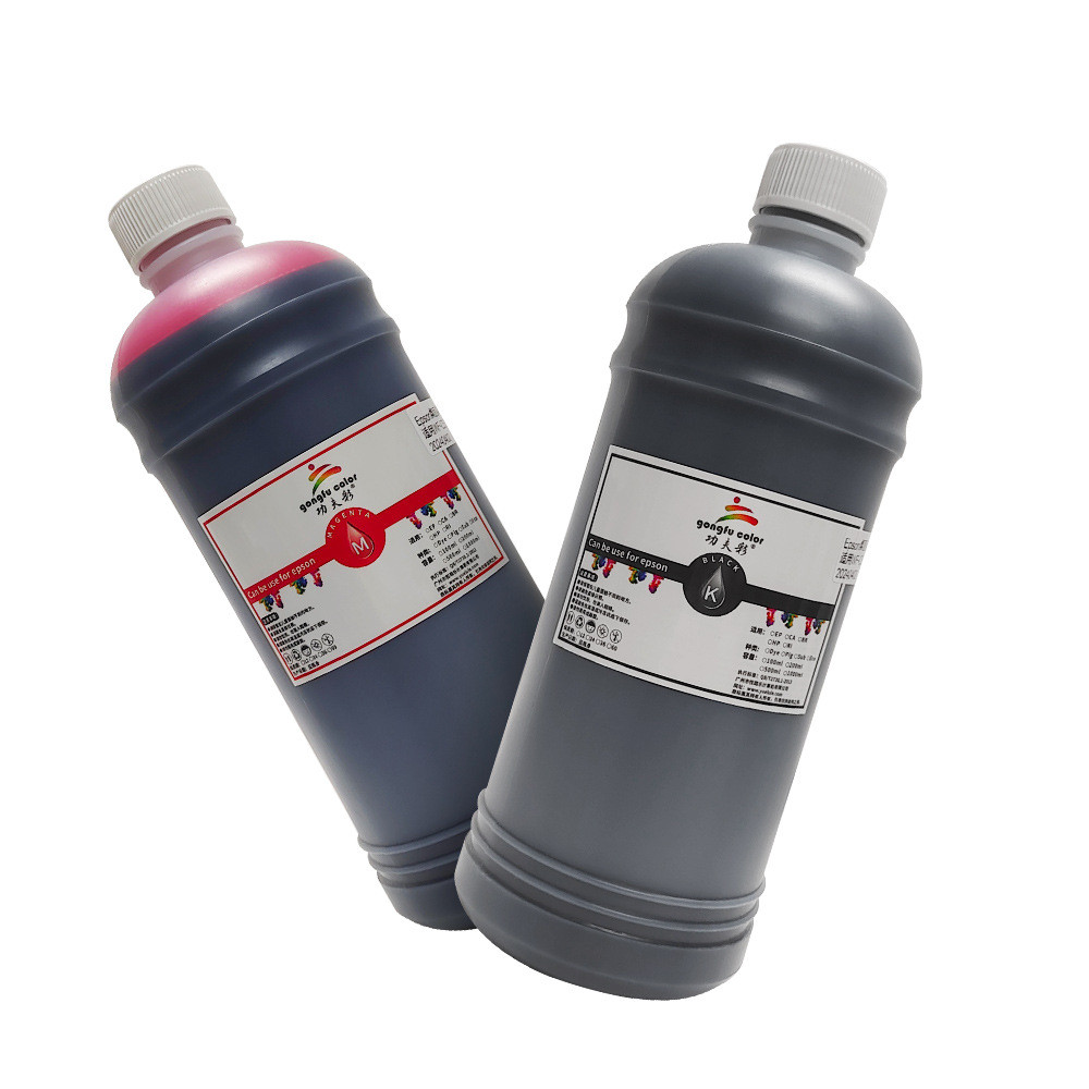 热销功夫彩WF5390/5890染料墨水兼容打印机染料墨水填充连供墨盒1