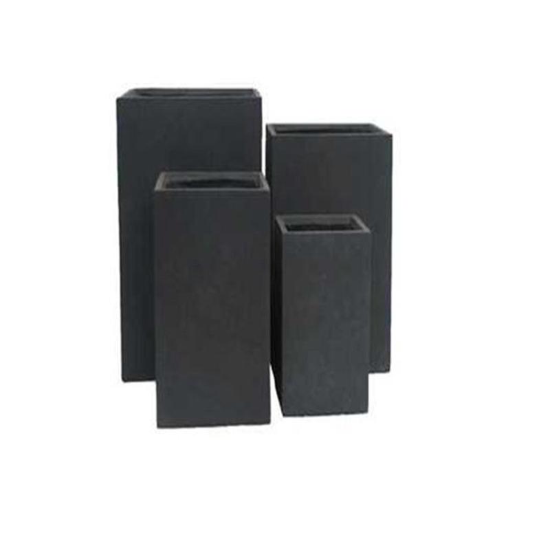 欧式街道种树方型装饰哑光花缸成品菱镁工艺品户外水泥花盆花箱