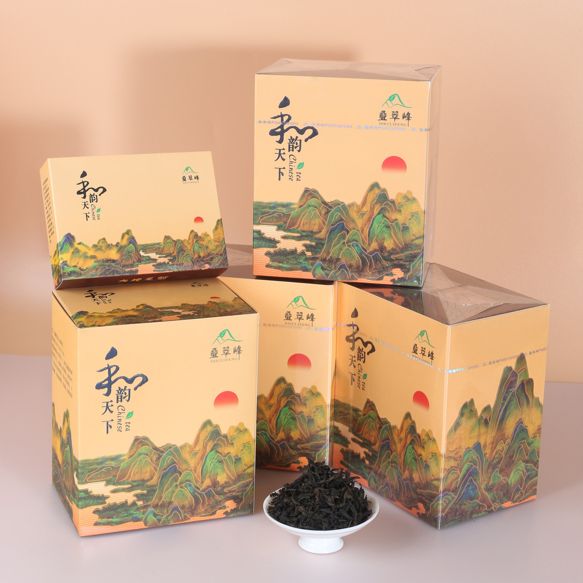 叠翠峰正宗福建安溪大坪毛蟹浓香型乌龙茶叶盒装125g*1盒