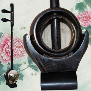 乐豫剧厂家直销黑檀木豫剧板胡专业演奏板胡乐器带铝合金盒魂板胡