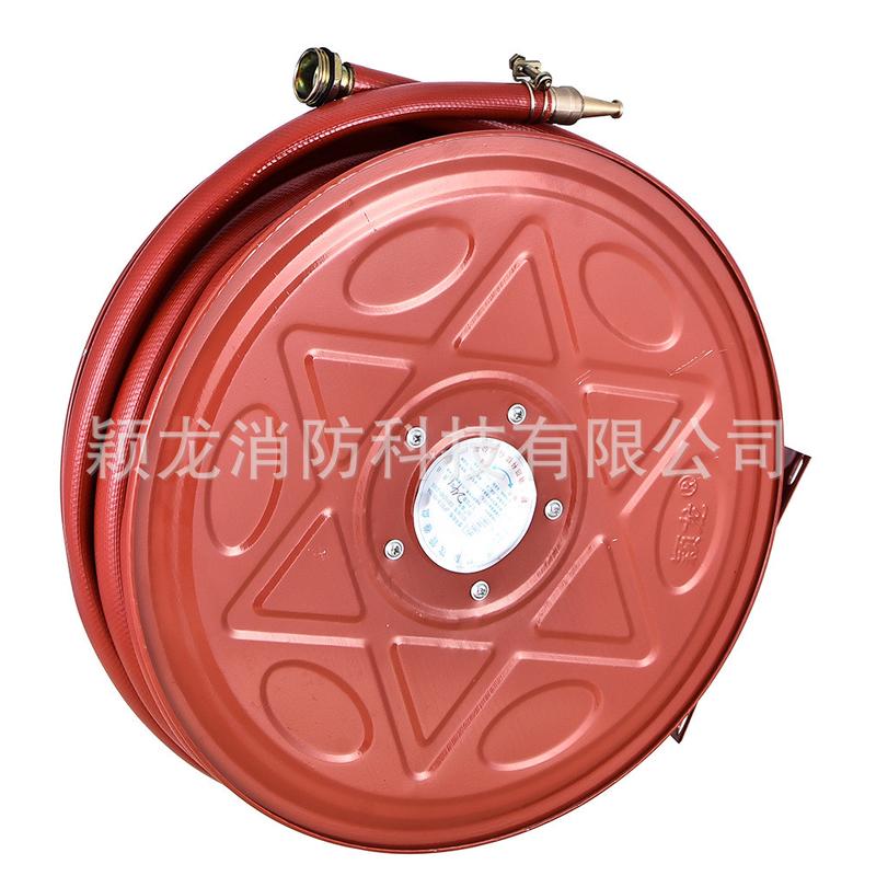 颖龙消防jps0.8-19/25盘软管卷盘20/25/30米1.0mpa自救消防卷消防