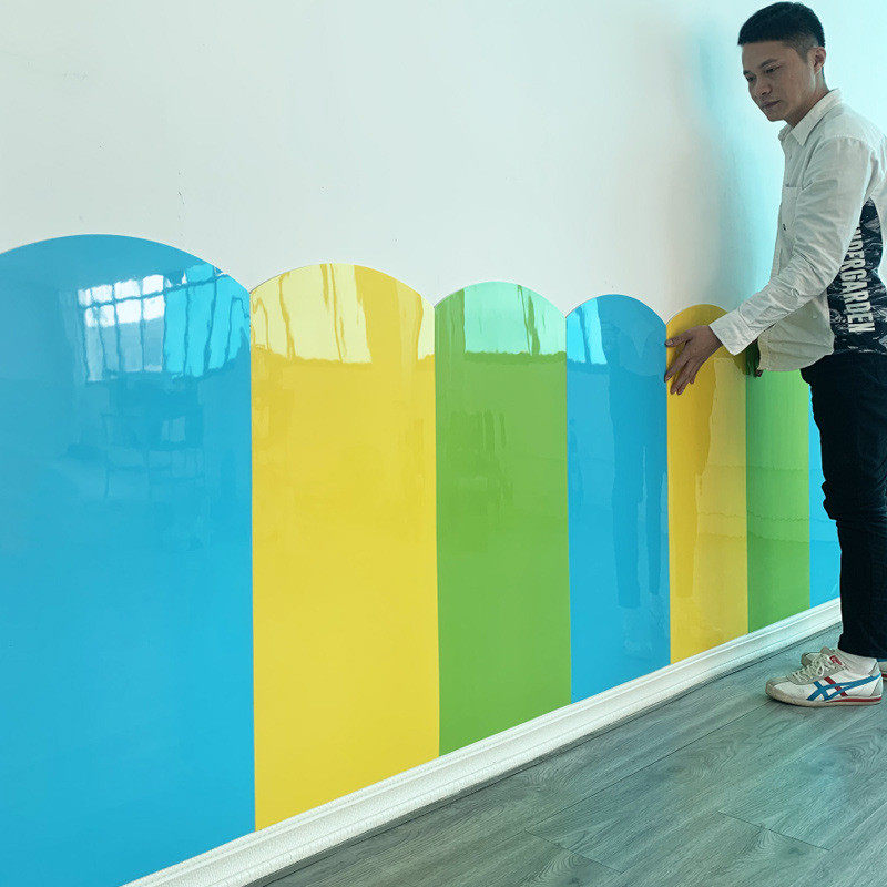 幼儿园墙裙软包防撞墙贴耐磨泡沫板儿童房墙围装饰护墙板自粘墙纸,家居饰品,软装墙贴,淘宝优惠券,粉丝福利购,淘宝优惠卷