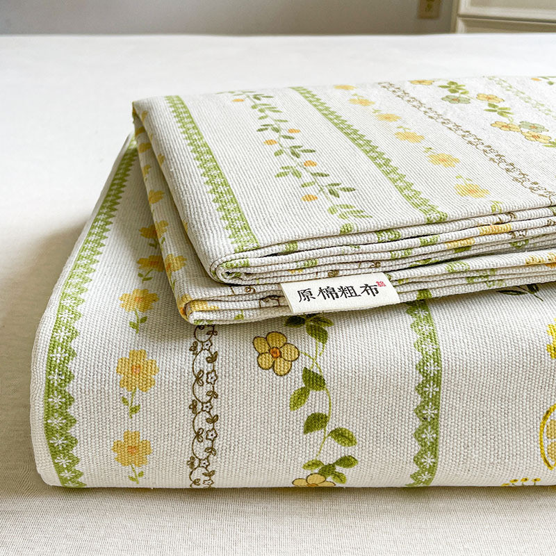 老粗布四季通用床单单件冬季单人宿舍舒适加厚磨毛被单床笠三件套