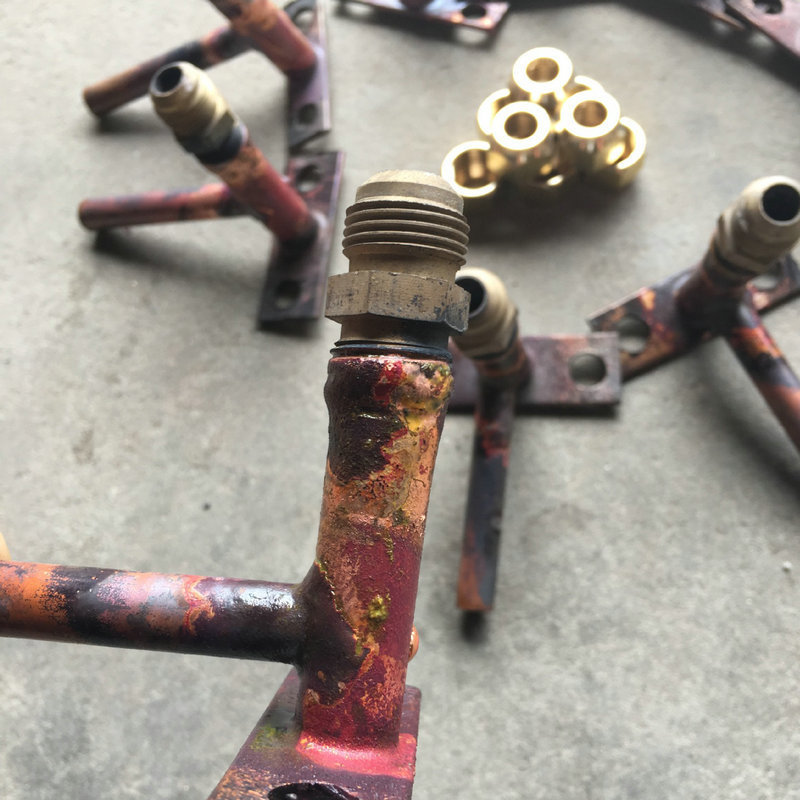 厂家批发高频感应加热机超音喷水圈线圈频加热圈多规格感应圈