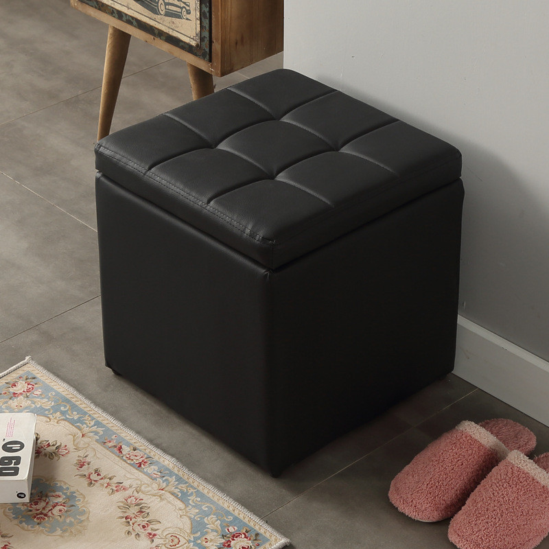 收纳凳子储物凳可坐箱穿鞋椅试衣间小沙发凳家用门口多功能换鞋凳