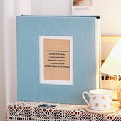 7l8k相册本纪念册复古可写字自粘贴式 影集大容量覆膜收纳手工diy