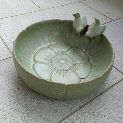 创意陶瓷工艺品盆家居盆窑变釉多肉组合色釉6001-1水培水仙花盆