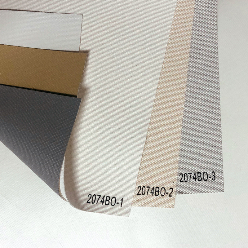 b1遮阳帘阻燃阳光面料窗帘办公室防火防水半透景级酒店遮光卷帘