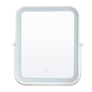 热销镜子台式led化妆镜带灯充电款调节光亮度家用智能桌面