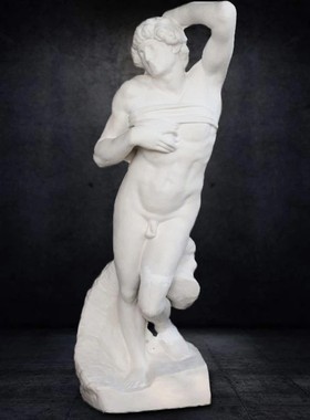 艺伯乐1.2米垂死的奴隶全身石膏像美术素描雕塑摆件雕像大号模型