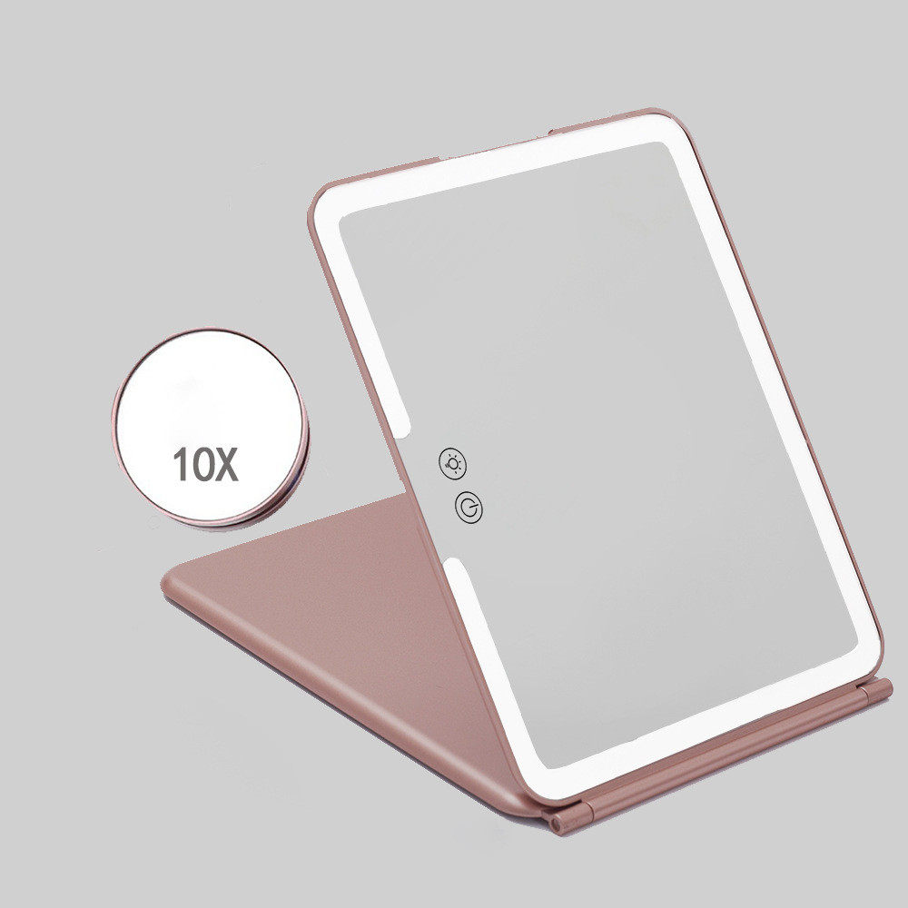 大号翻盖镜随身充电化妆镜折叠发光led带灯平板镜子女生化妆镜子,家庭/个人清洁工具,随身化妆镜,淘宝优惠券,粉丝福利购,淘宝优惠卷