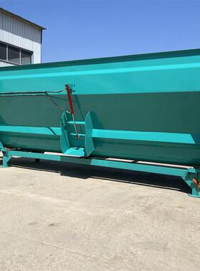 九立方立式直连拌料机养殖场全日粮饲料搅拌机固定式饲草料混草机