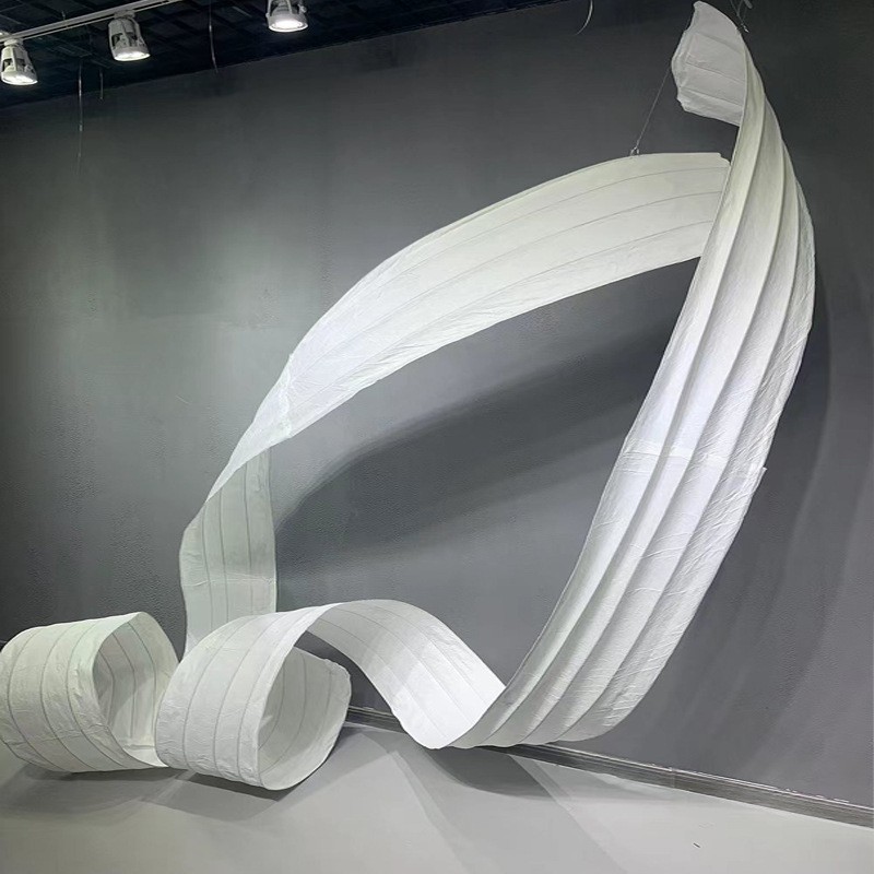 婚庆飘带自由道具手工纸艺纸带婚礼堂舞台吊顶装饰商场橱窗布置